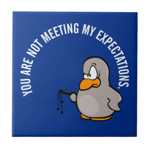 Time for your annual employee performance review ceramic tile