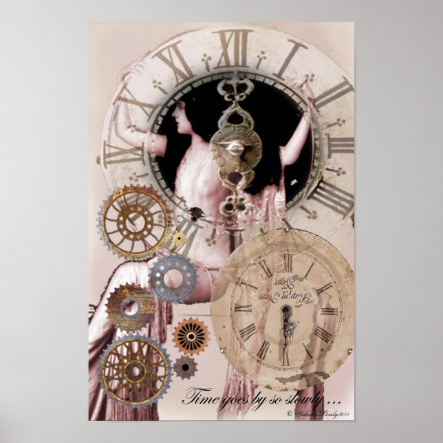 Time goes by so slowly poster (Front)