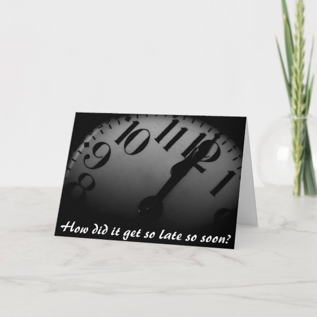 Time Greeting Card (Front)