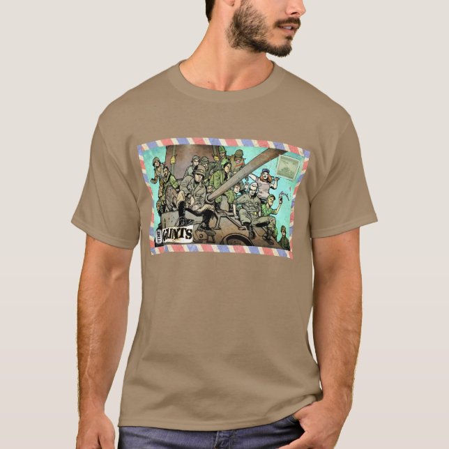 Time Grunts envelope design t-shirt (Front)
