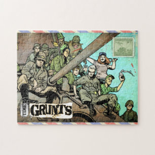 Time Grunts postcard puzzle