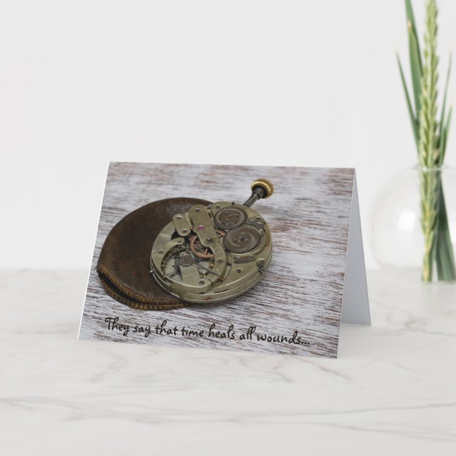 Time Heals All Wounds? Eternity Watch Missing You Card (Front)