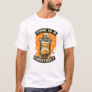 Time Is a Construct Skeleton T-Shirt