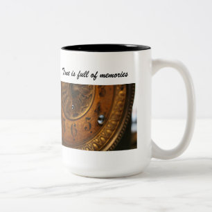 Time is full of memories Two-Tone coffee mug