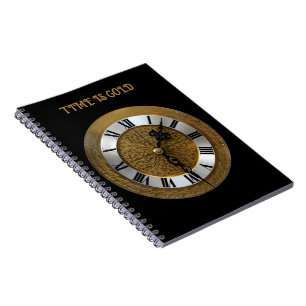 Time is gold notebook