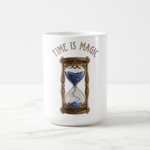 Time Is Magic – Mystical Hourglass Fantasy Mug