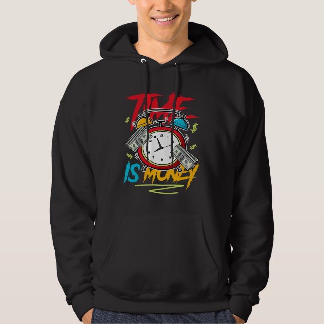 Time Is Money Drip Fruity Pebbles Dunk Low Hoodie (Front)