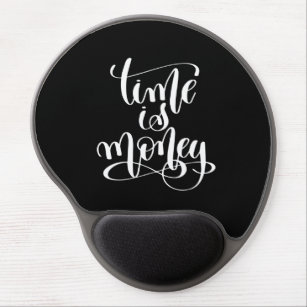 time is money gel mouse pad