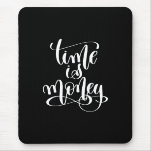 time is money mouse pad