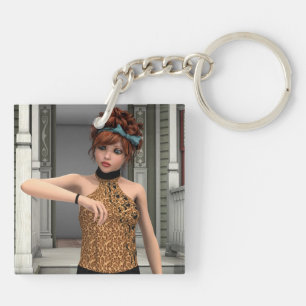 Time is Running Out Key Ring