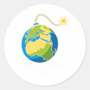 Time Is Running Out Sticker