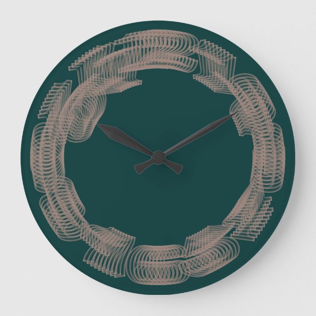 Time-Lapse geek wall clock II (Front)
