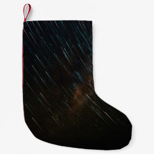 TIME LAPSE PHOTO OF STARS SMALL CHRISTMAS STOCKING