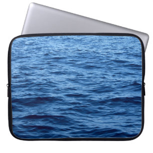 Time lapse photography of body of water laptop sleeve