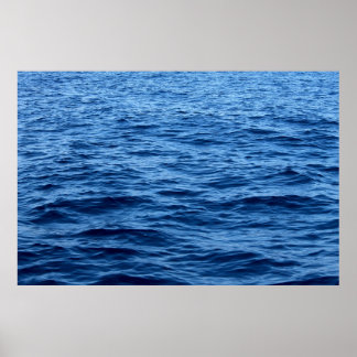 Time lapse photography of body of water poster