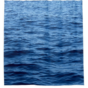 Time lapse photography of body of water shower curtain