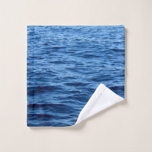 Time lapse photography of body of water wash cloth