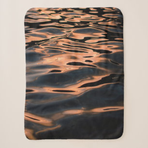 Time lapse photography of rippling water sherpa blanket