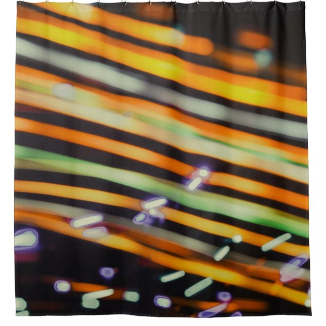 Time lapse photography shower curtain (Front)