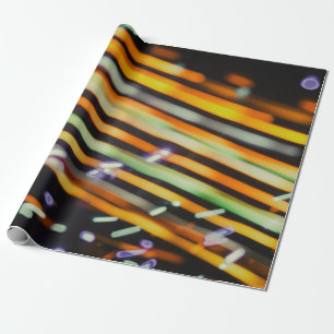 Time lapse photography wrapping paper