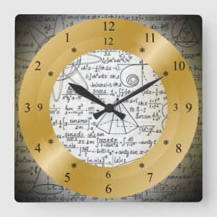 Time Machine Clock~Fantasy Clock~Unique Square Wall Clock