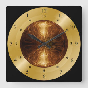 Time Machine Clock ~ Golden Electric Planet ~ * ~