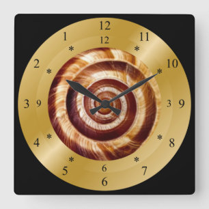Time Machine Clock ~ Snail Spiral ~ Time Warp ~