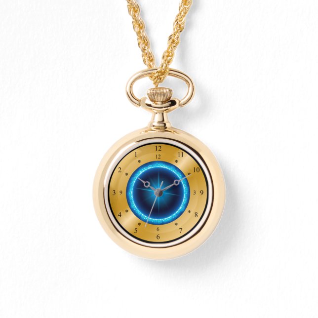 Time Machine Clock ~ Star Of India ~ Time Travel ~ Watch (Front)