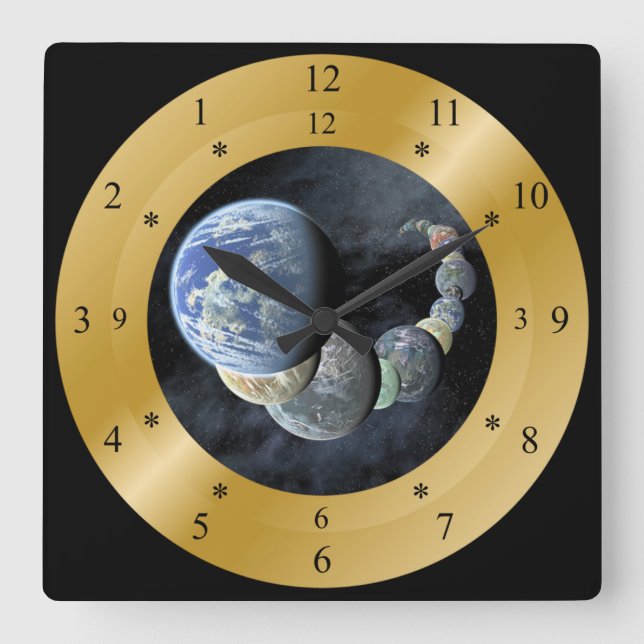 Time Machine Clock ~ Visit Earth Like Planets ~ (Front)