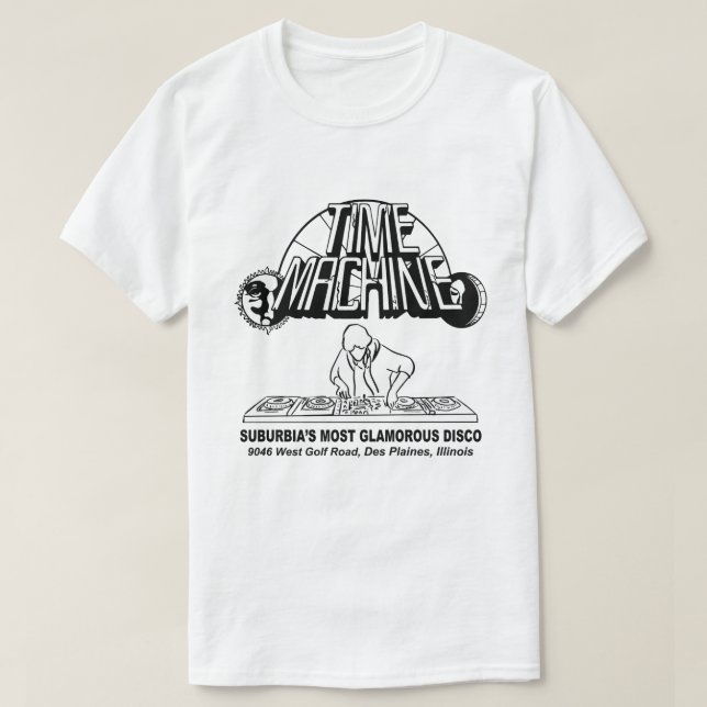 Time Machine Disco, Des Plaines (Niles), IL T-Shirt (Design Front)