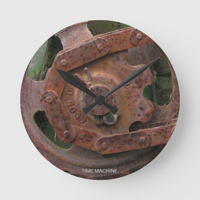 Time Machine Round Clock (Front)