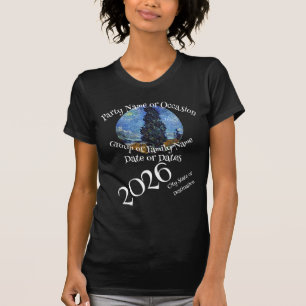 Time Machine Travel Vacations Tour Trip Party T-Shirt
