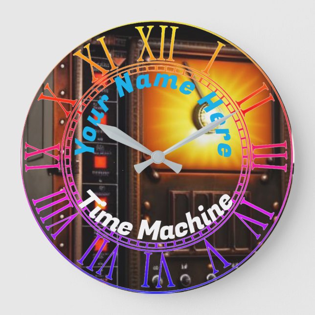 Time machine Wall Clock (Front)