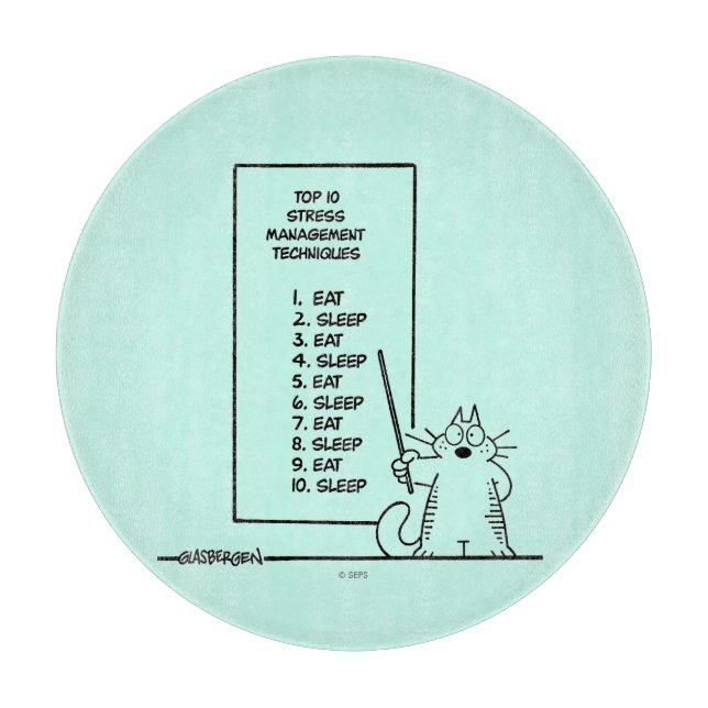 Time Management Cutting Board (Front)