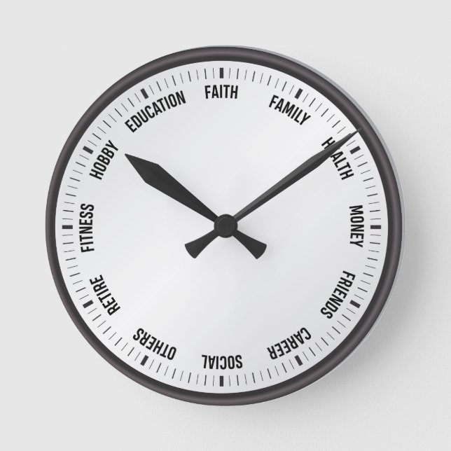Time Management Magic Round Clock (Front)