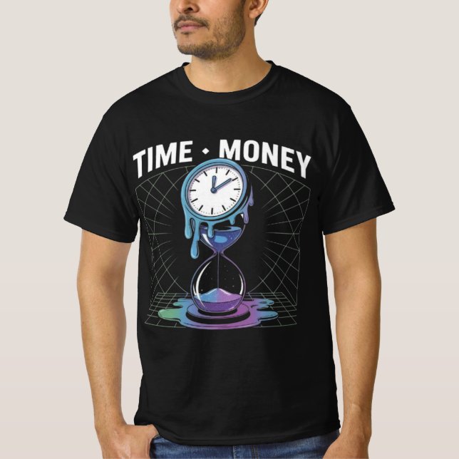 Time. Money Power Hustle T-Shirt (Front)