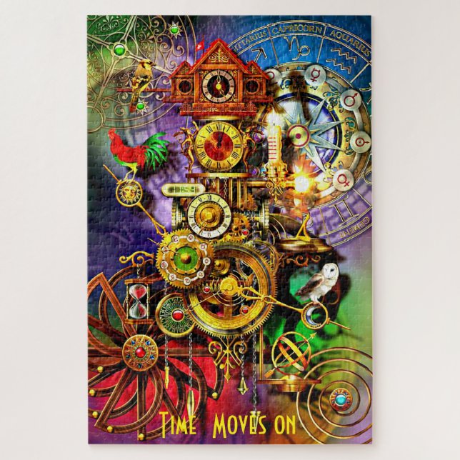 Time Moves On a 1014 Piece Puzzle (Vertical)