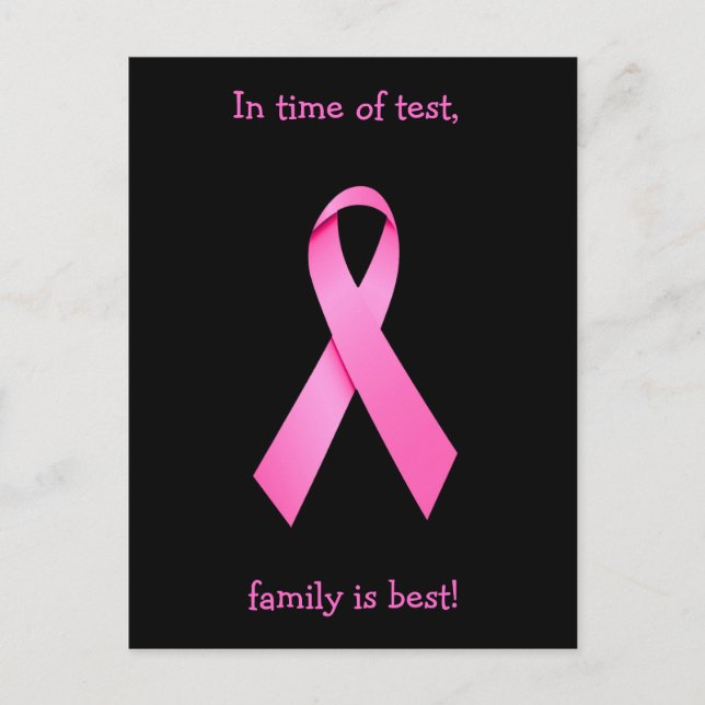 Time of Test Cancer Awareness Postcard (Front)