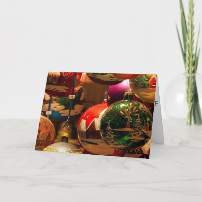 TIME OF YEAR TO "THINK OF YOU" CHRISTMAS HOLIDAY CARD (Front)