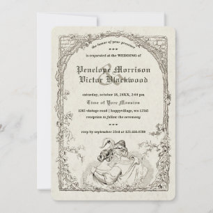 Time of Yore Wedding Invitation