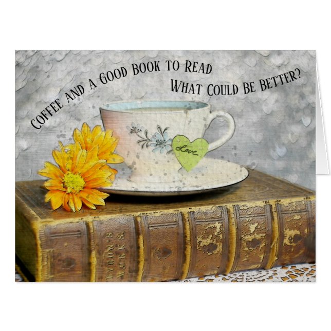 Time Off Vacation Coffee and a Good Book to Read (Front Horizontal)