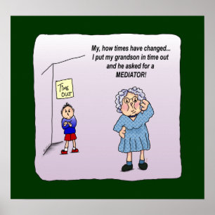 Time Out Funny Maw Poster Print