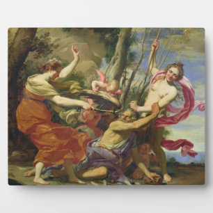 Time Overcome by Youth and Beauty Plaque