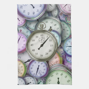 time piece kitchen towel
