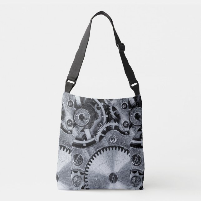 Time Piece Mechanics Crossbody Bag (Front)