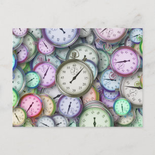 time piece postcard