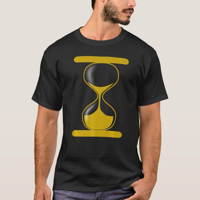 Time Sand Hourglass Hour Glass  4 T-Shirt (Front)
