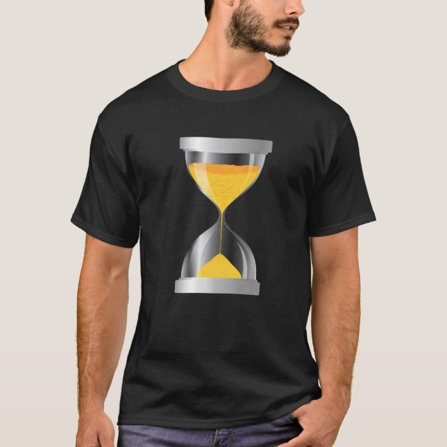 Time Sand Hourglass Hour Glass  6 T-Shirt (Front)