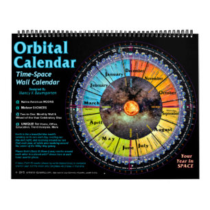 Time-Space Orbital Wall Calendar 2016