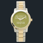 Time Spent Together GPS Coordinates Personalised Watch<br><div class="desc">GPS coordinates personalised watch from Ricaso - change text to suit your needs. You can find your personalised GPS coordinates by searching online, if possible it is best to copy and paste the result. A perfect way to mark your time spent together and a reminder of where it all began....</div>